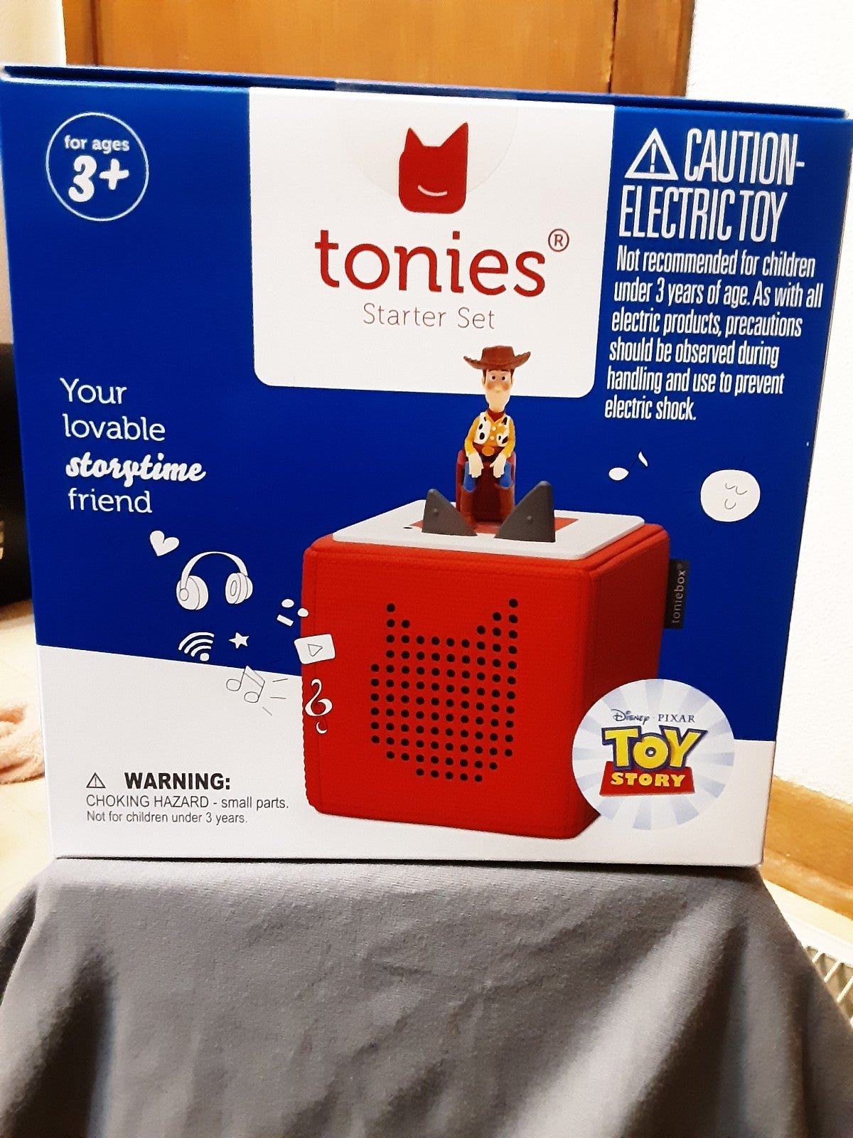 New in factory sealed packaging Red Toy Story Woody Tonie box with Chacter