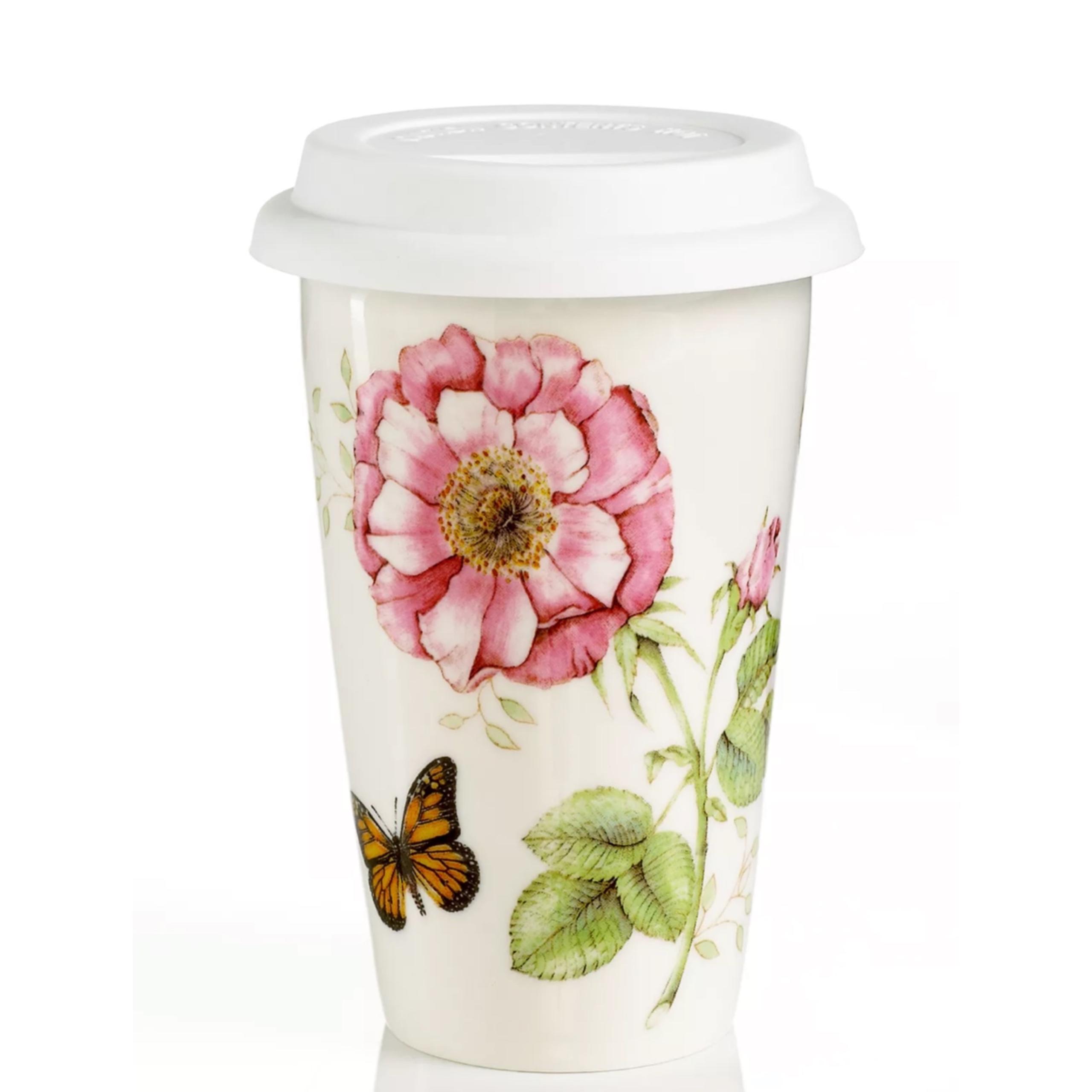 Lenox Butterflies Travel Mug 10oz