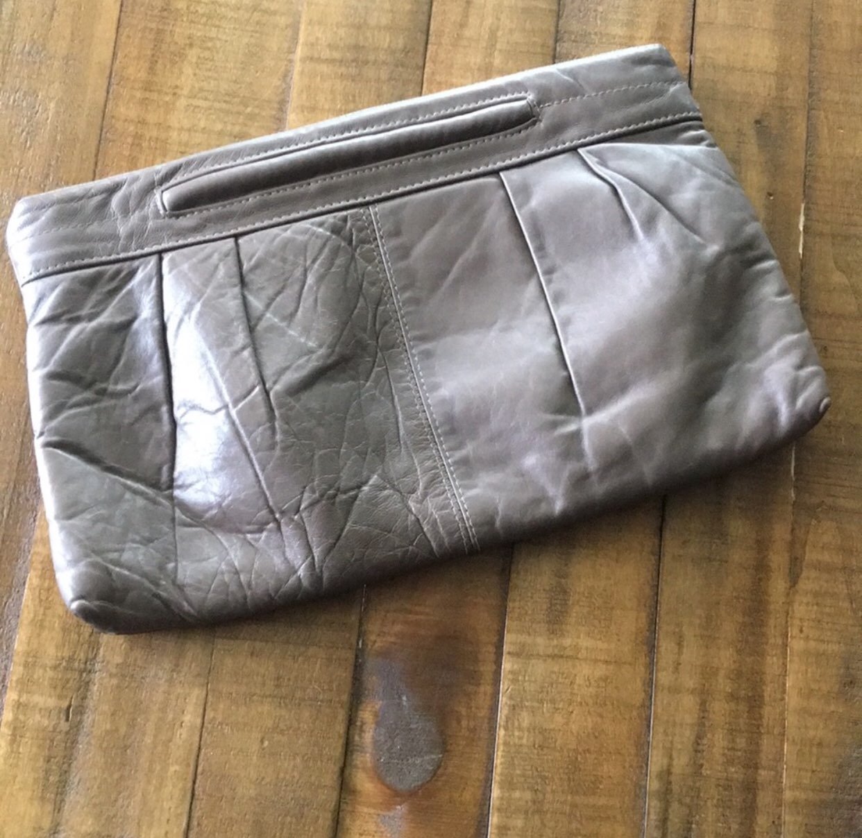 Vintage lamb's leather clutch