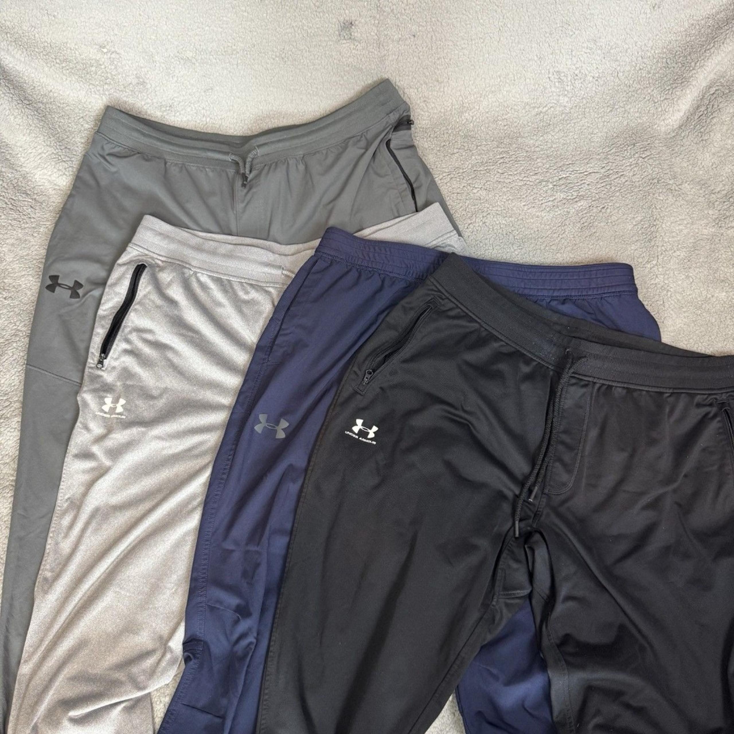 Under Armour Pants Mens XXL Grey Blue Black Joggers Sweatpants Lot Of 4