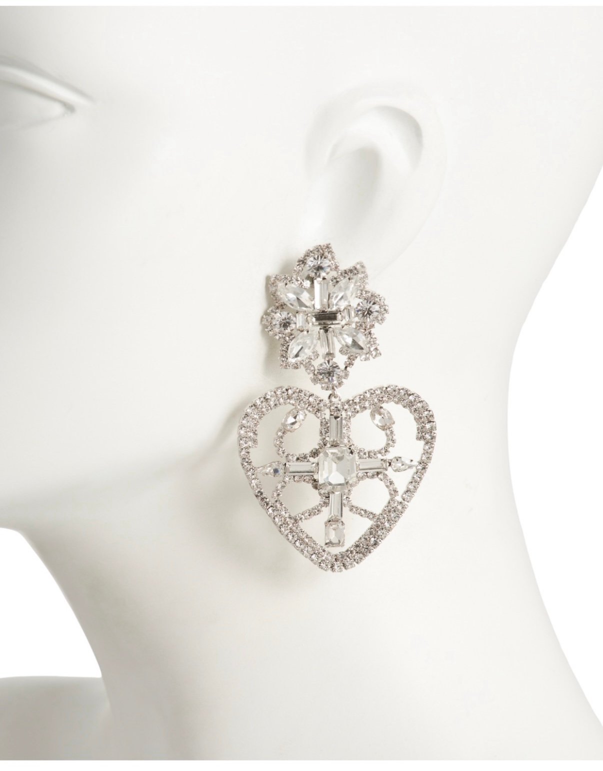 NWT Dannijo Camelias Crystal Earrings. Statement Piece! RARE and GORGEOUS.