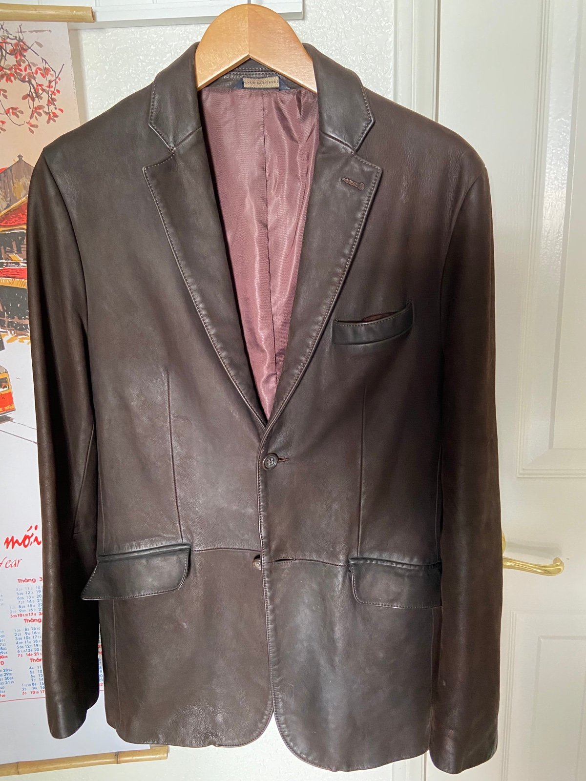 Banana Republic men’s leather jacket