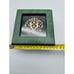Italian Jewelry Box Wood and Glass Inlaid Green & Black Gargiulo & Jannuzzi 5.5