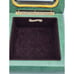 Italian Jewelry Box Wood and Glass Inlaid Green & Black Gargiulo & Jannuzzi 5.5