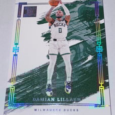 2023-24 Panini Impeccable Holo Silver /25 Damian Lillard RARE BUCKS