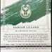 2023-24 Panini Impeccable Holo Silver /25 Damian Lillard RARE BUCKS
