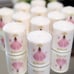 12 pc Quinceañera 3 Pillar Candle Party Favors, Recuerdos