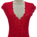 Free People We Are HAH Womans size XS Lady Like Bodysuit Rouge Red Lace NEW