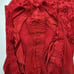 Free People We Are HAH Womans size XS Lady Like Bodysuit Rouge Red Lace NEW
