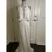 Mac Duggal NWT Halter Neck Open Back Sequin Gown in White