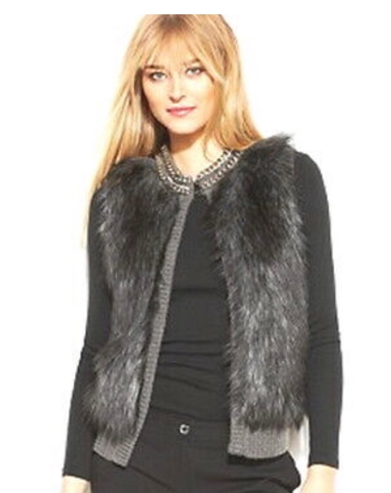 michael kors vest grey
