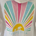 NEW Ivory Ella Womens Sunny Days Elephant Hoodie Sweatshirt NWT L White