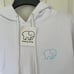 NEW Ivory Ella Womens Sunny Days Elephant Hoodie Sweatshirt NWT L White