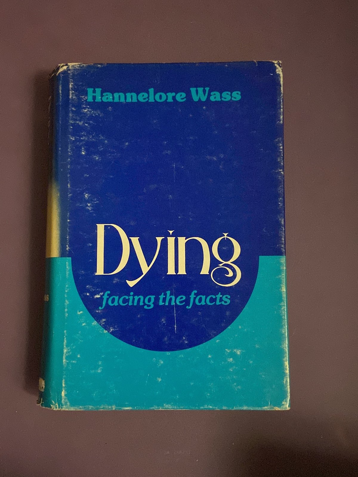Dying - Facing the Facts - Rare 1979 Hardcover by Hannelore Wass