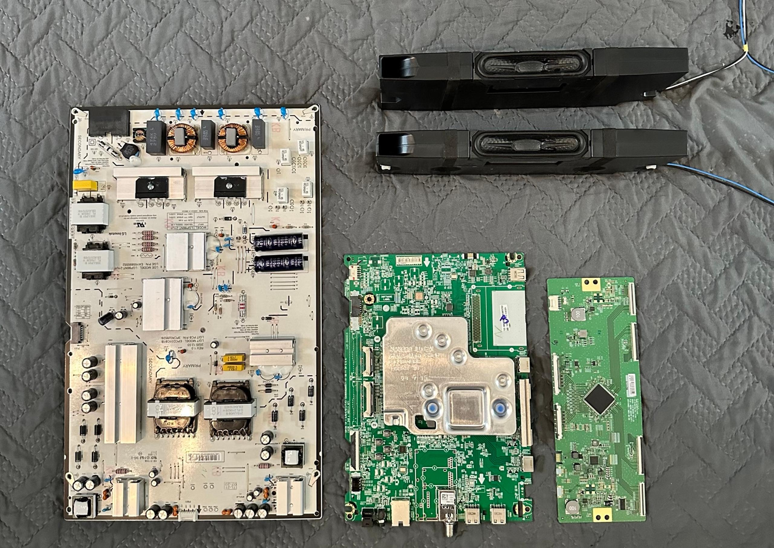 LG 86NANO75UPA.BUSYLKR Complete LED TV Repair Parts Kit With Speakers