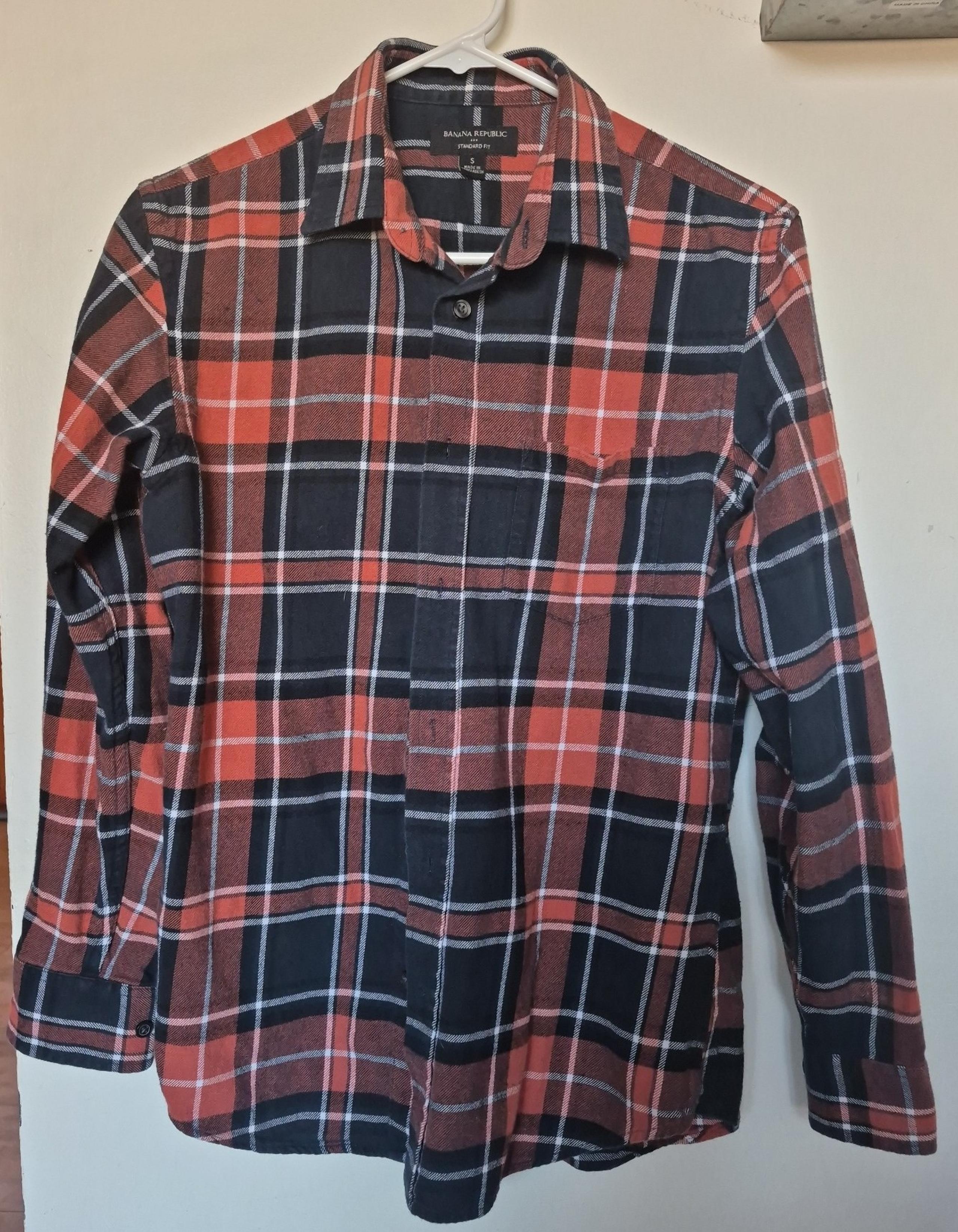 Banana Republic Boys/Mens Flannel Size Small PERFECT CONDITION