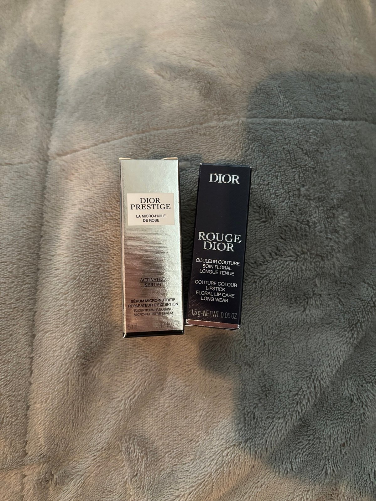 Dior serum and lipstick bundle