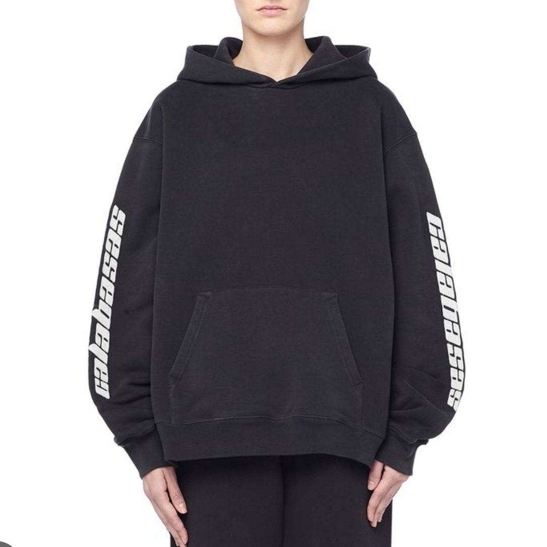 Yeezy Calabasas Embroidered Sleeve French Terry Hoodie (Unisex)