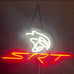 Hellcat SRT Dodge Neon LED Sign Garage Wall Decor USB Light for Car Repair Shop