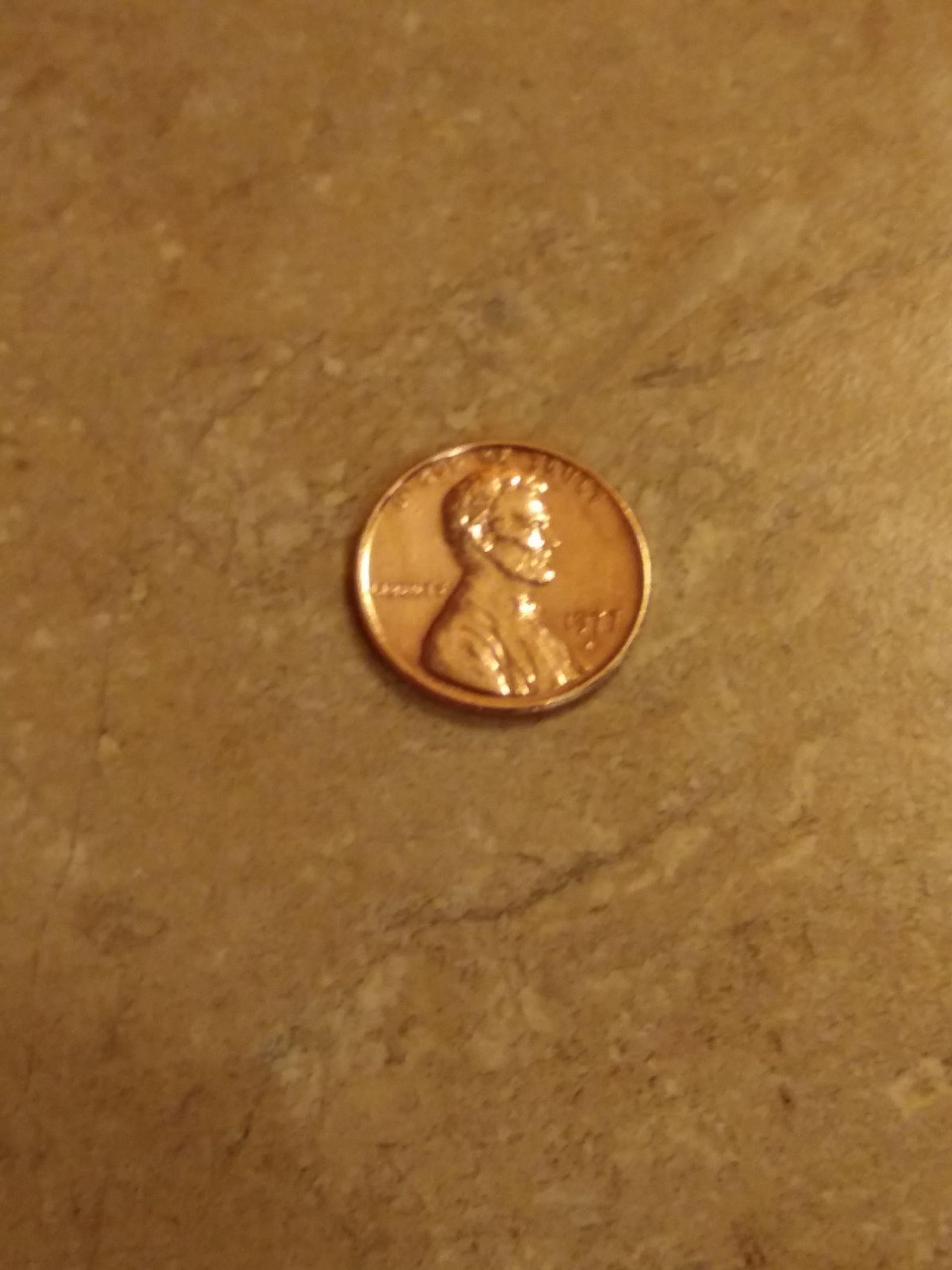 1977 D penny