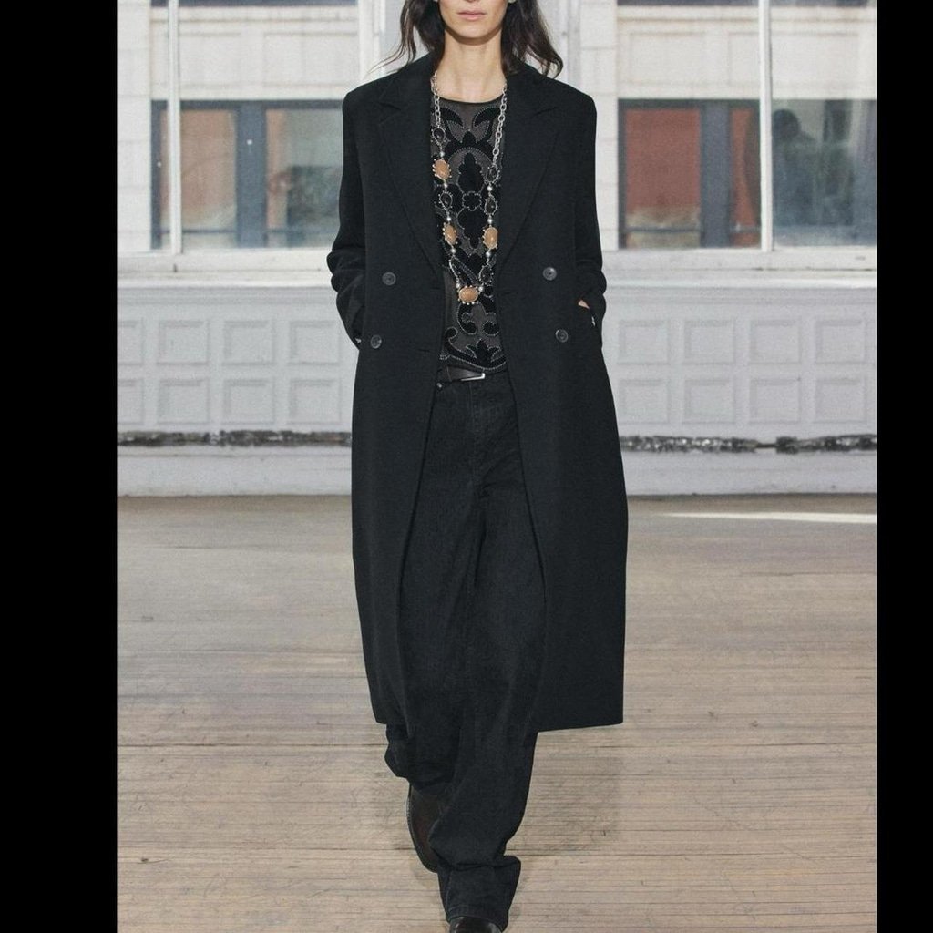 ZARA WOOL BLEND COAT ZW COLLECTION - BRAND NEW WITH TAG- SIZE S