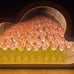 Pink Tulip Cloud Mirror Lamp, Flower Lamp Table Light