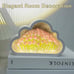 Pink Tulip Cloud Mirror Lamp, Flower Lamp Table Light