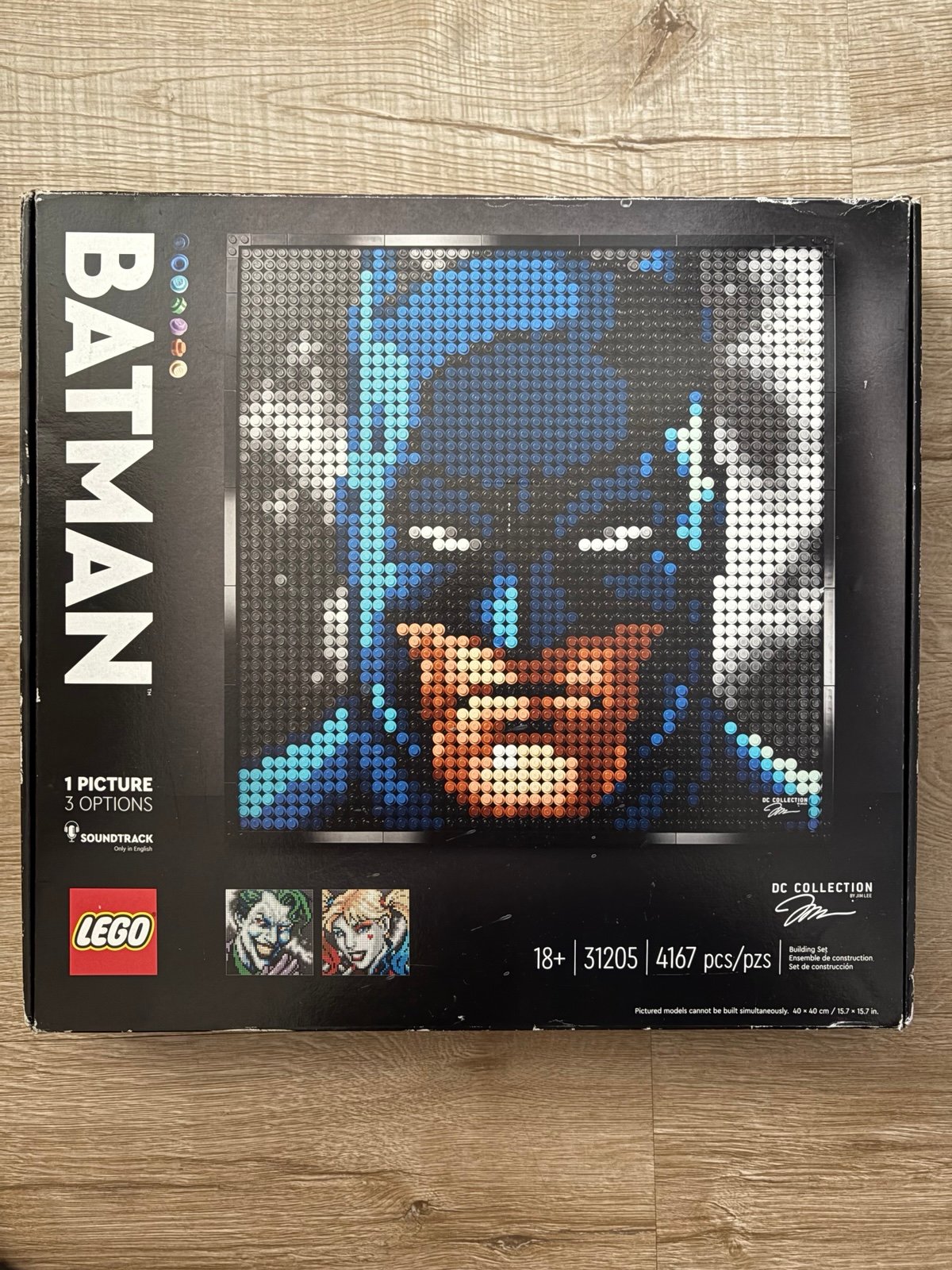 Lego batman portrait Jim Lee