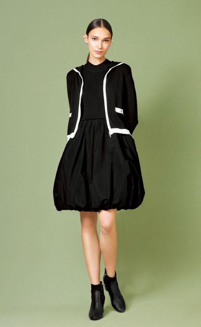 FOXEY NEW YORK Amaretti Knit Dress, Black, Size 40