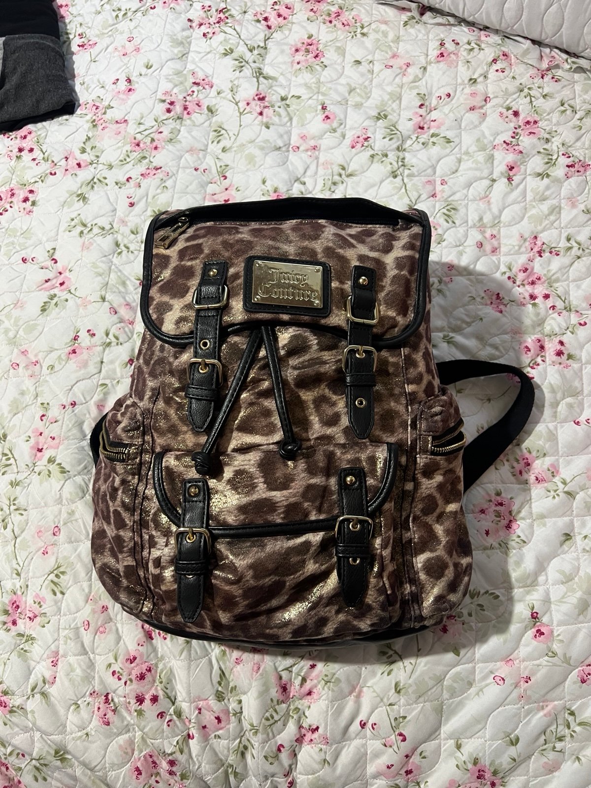 Juicy Couture Leopard Print Backpack