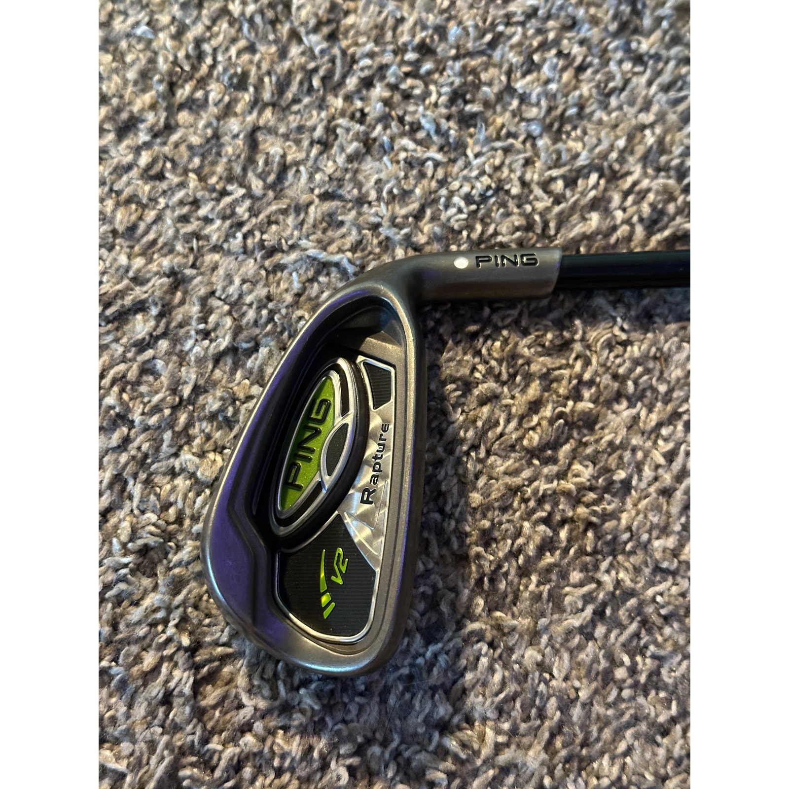 Ping V2 Rapture Black Dot 7 Iron Regular Graphite Shaft Ping Grip Ping V2 Rapture Black Dot 7 Iron Regular Graphite Shaft Ping Grip