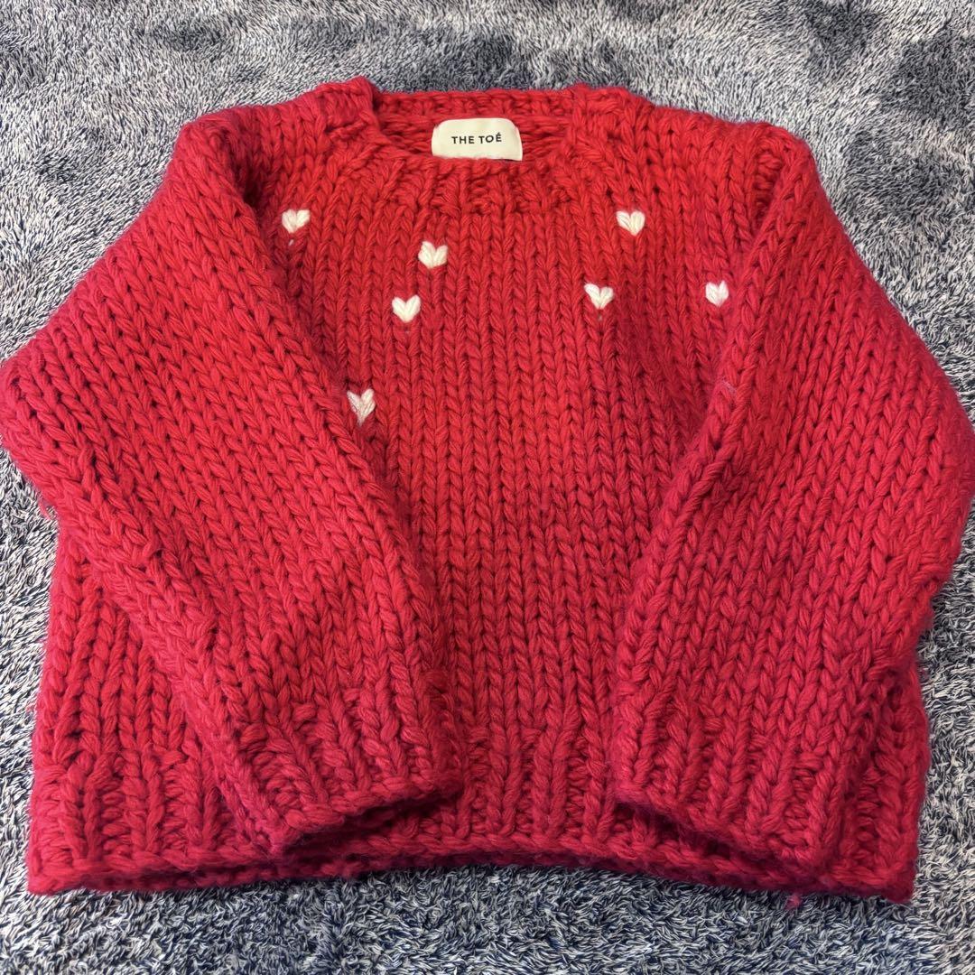 【信頼】 Toe The Notting Knit Heart Hill トップス