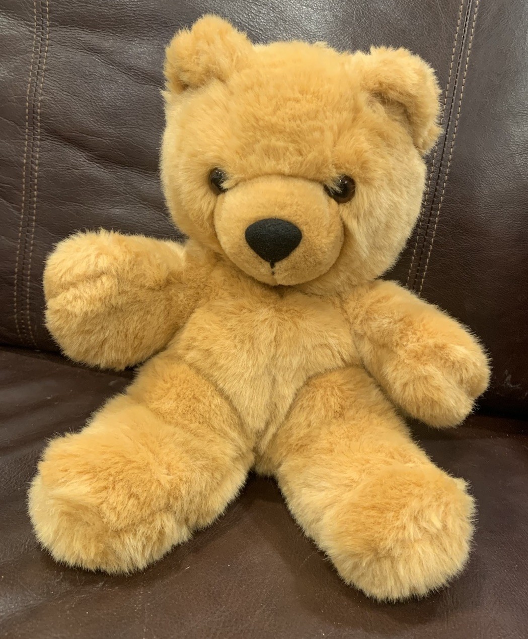 1990 Playskool Teddy Bear Brown Stuffed Animal Soft Plush Toy 12 5149 Vintage