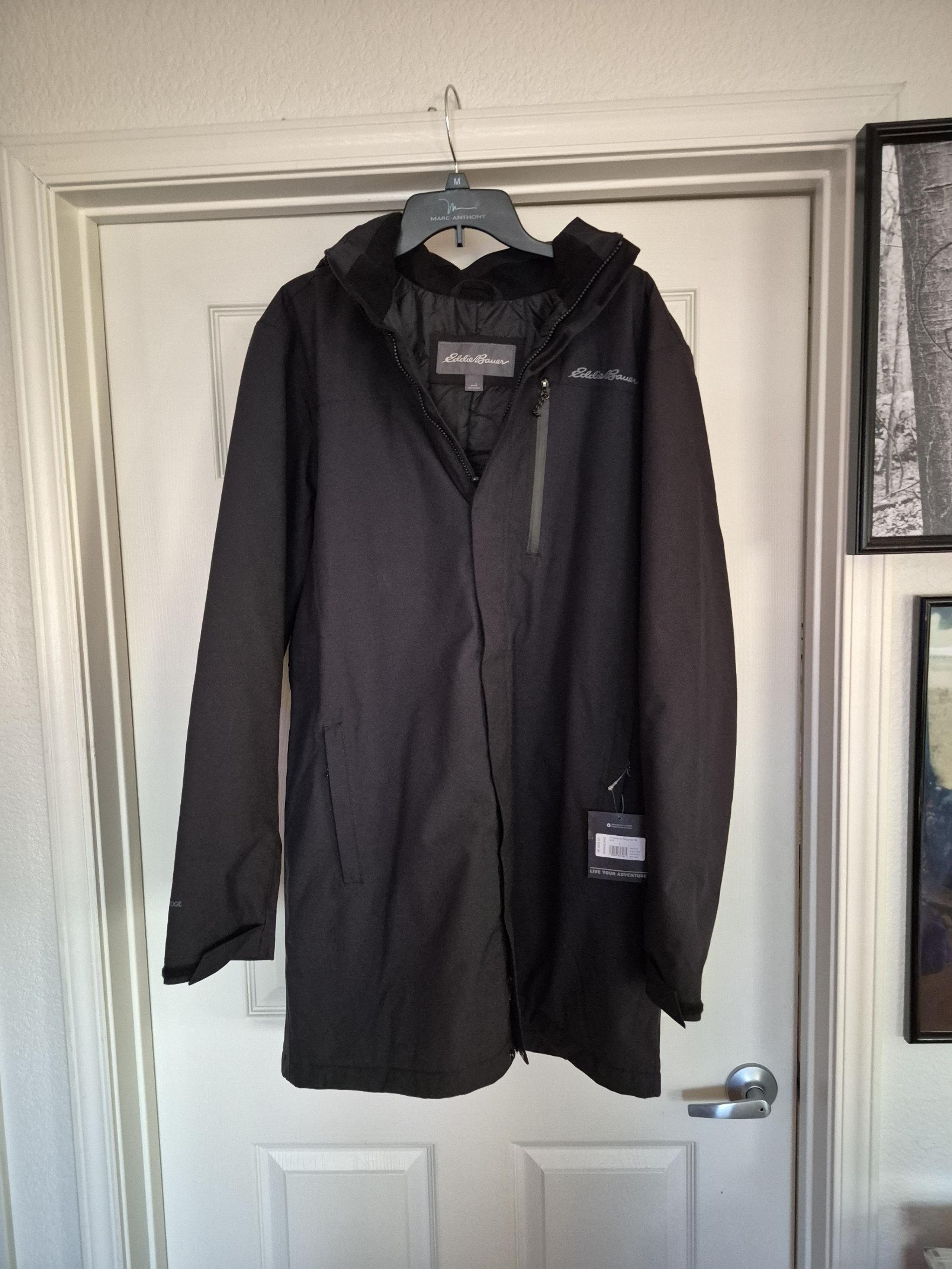 BRAND NEW Eddie Bauer Trench Coat Size Large