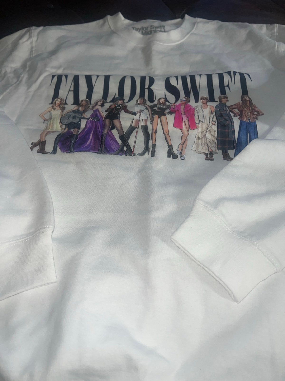 OFFICIAL Taylor Swift Midnights Eras Crewneck - Size Large