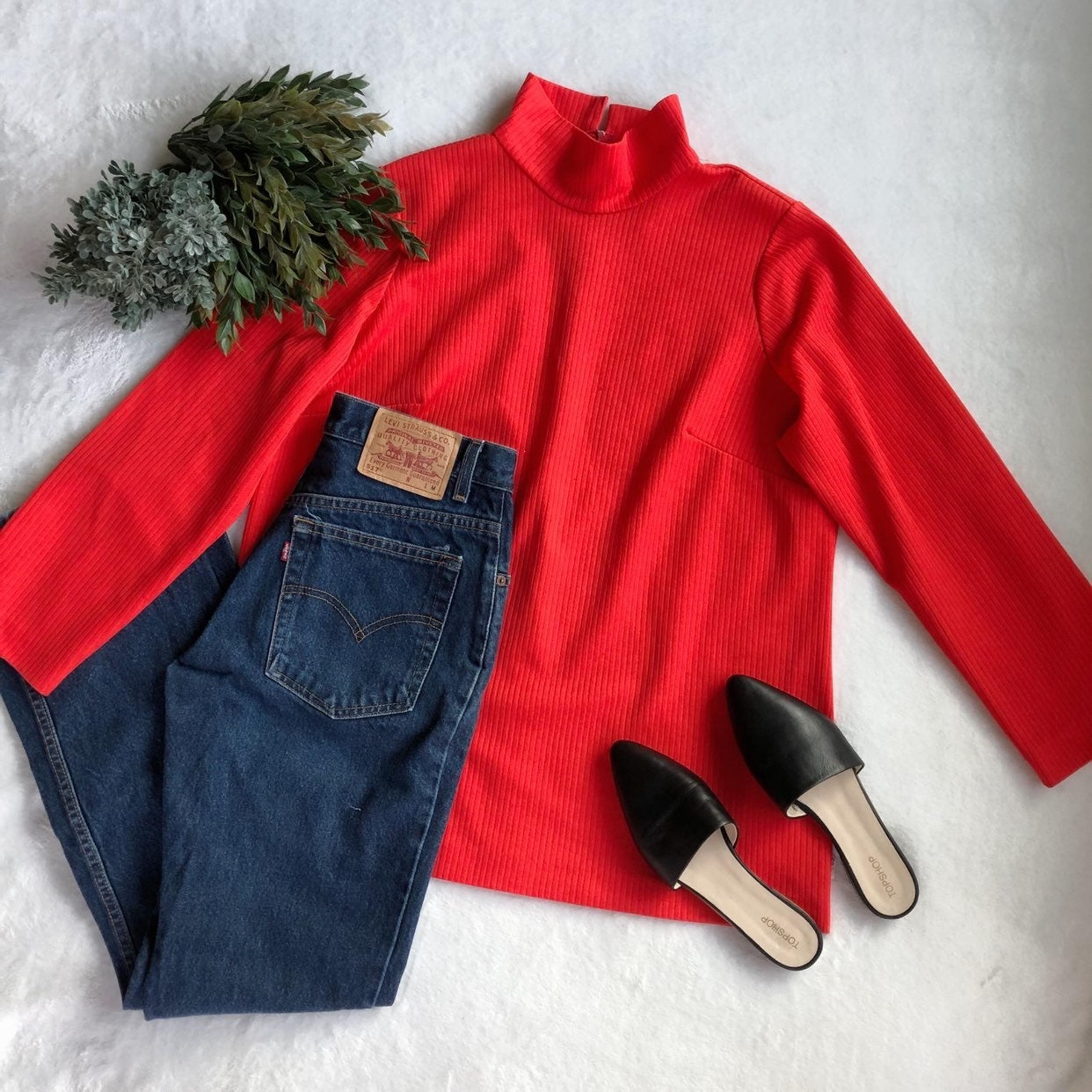 Vintage 1960s Mockneck Tunic