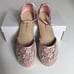 Isaac Mizrahi Floral Applique Satin Espadrilles