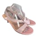 Gianvito Rossi Metropolis Pink Heels Open Toe PVC - Size 11 - RARE