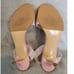 Gianvito Rossi Metropolis Pink Heels Open Toe PVC - Size 11 - RARE