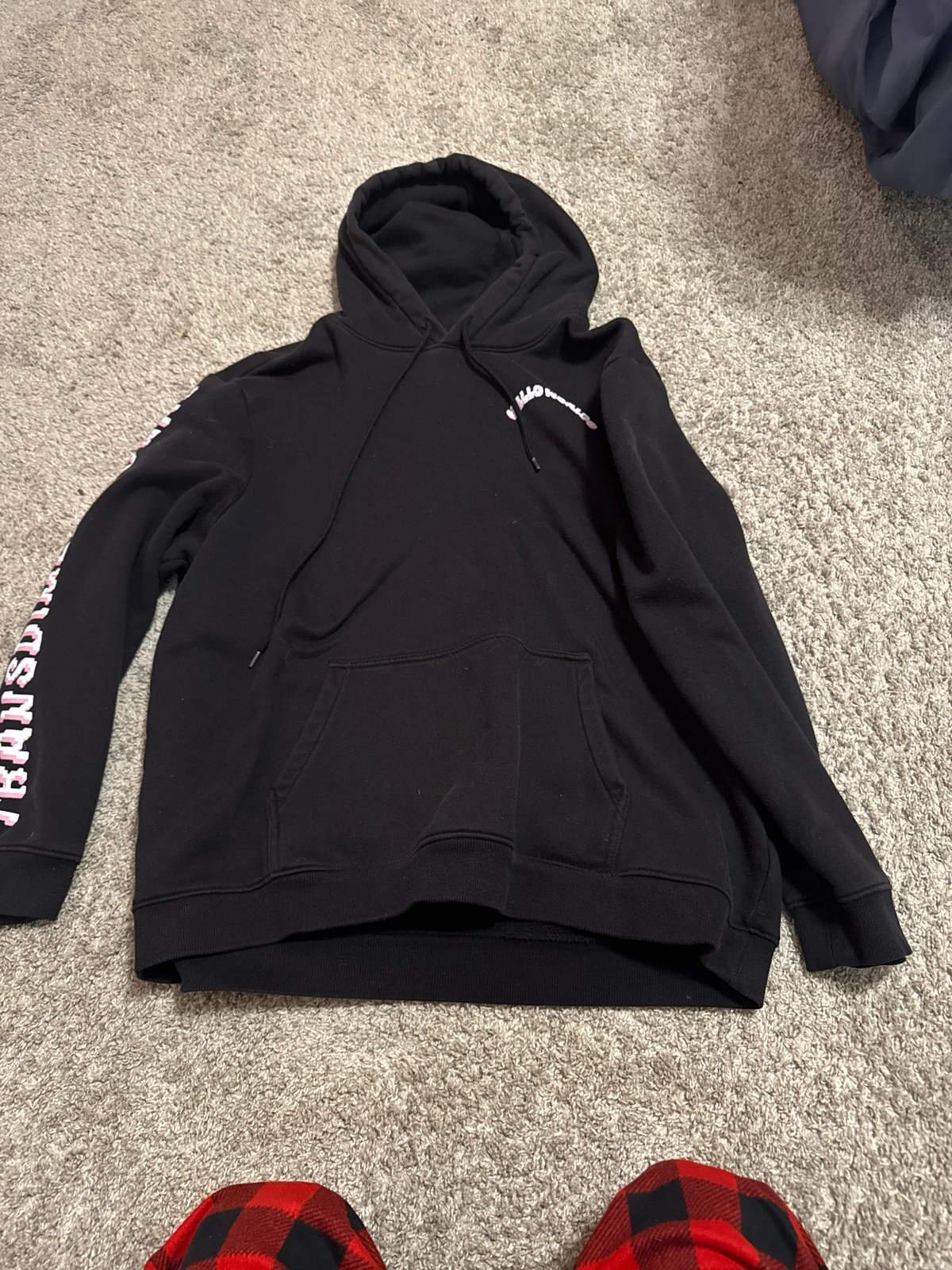 Black hoodie