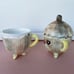 Vintage Kenmar Monkey Cream and Sugar set Florida souvenir from the 60’s