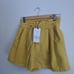 NWT Zara paperbag bermuda shorts