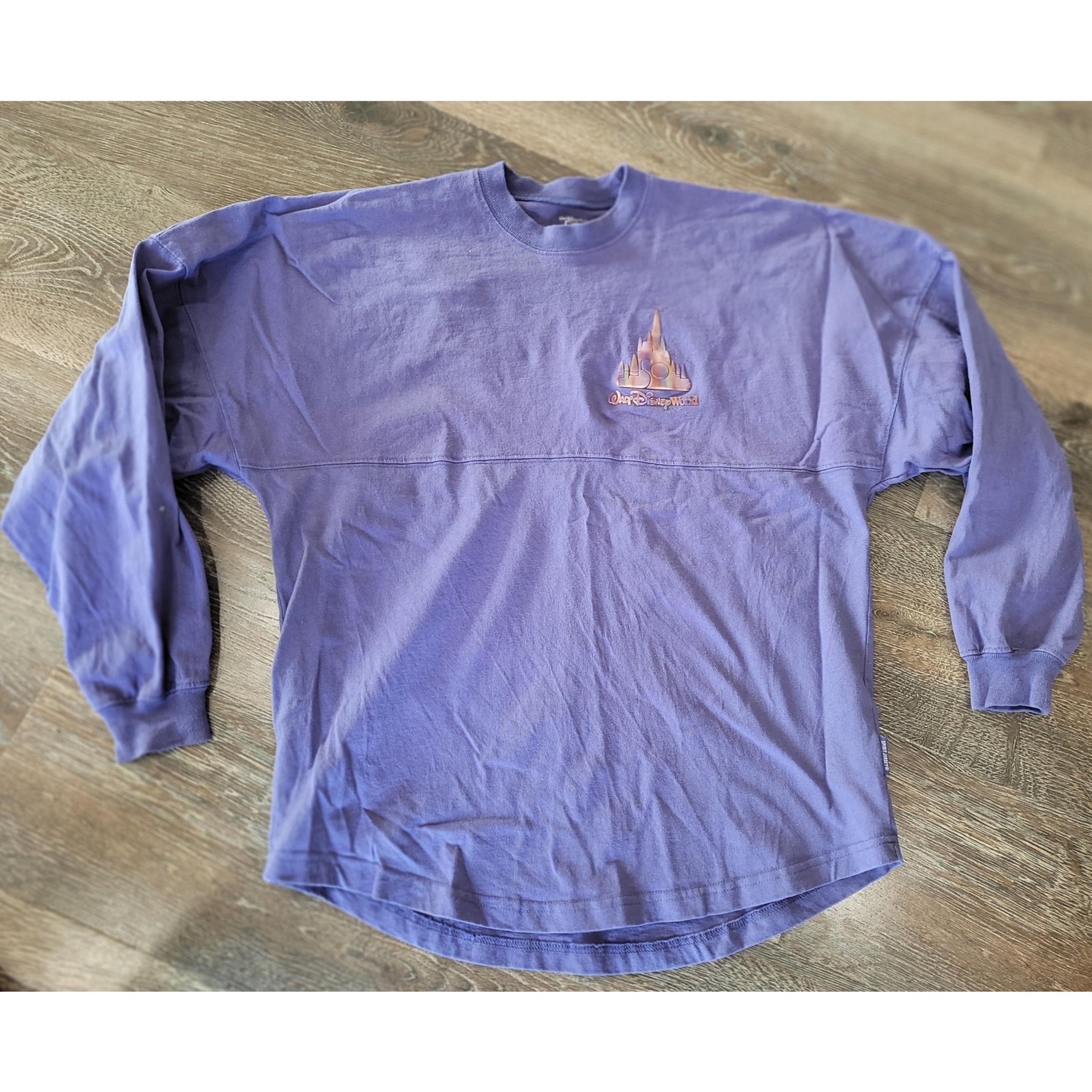 Walt Disney World 50th Anniversary Purple Spirit Jersey Shirt size small #7