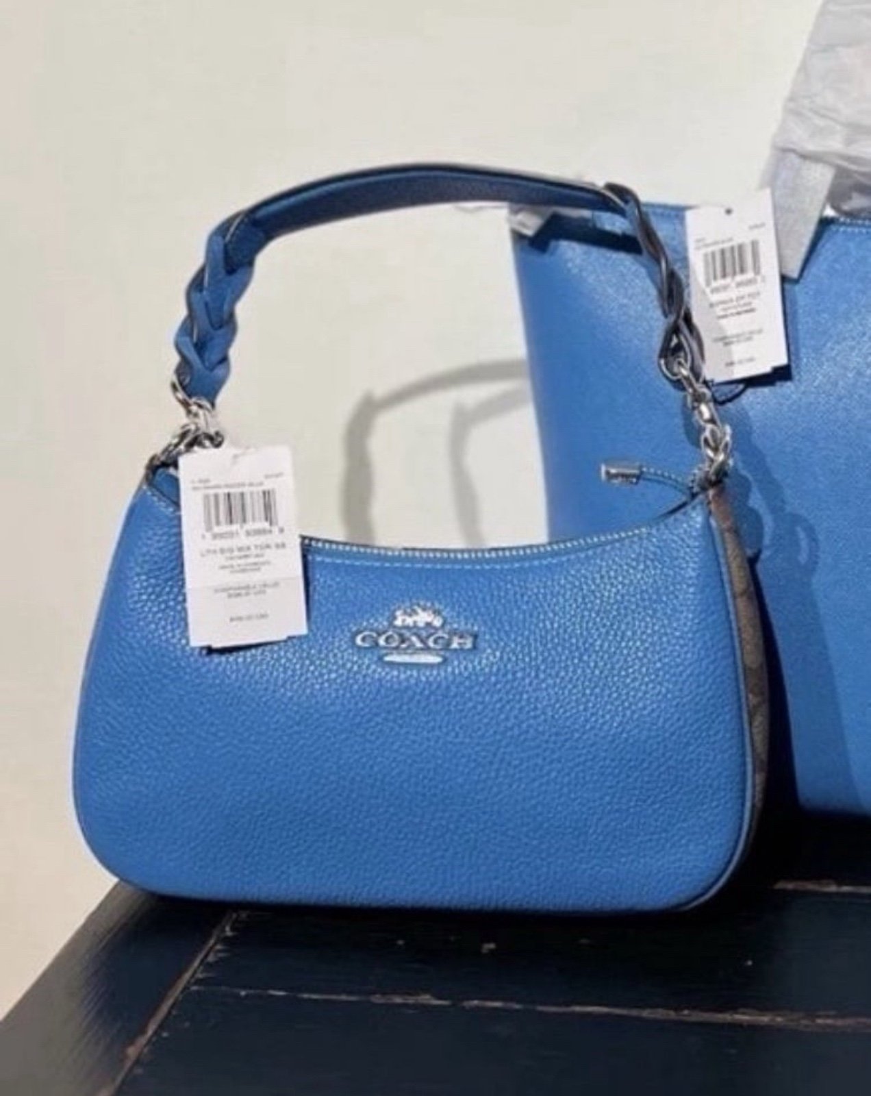 NWT COACH Teri Shoulder Bag in Pebbled Leather CJ590 AUTHENTIC