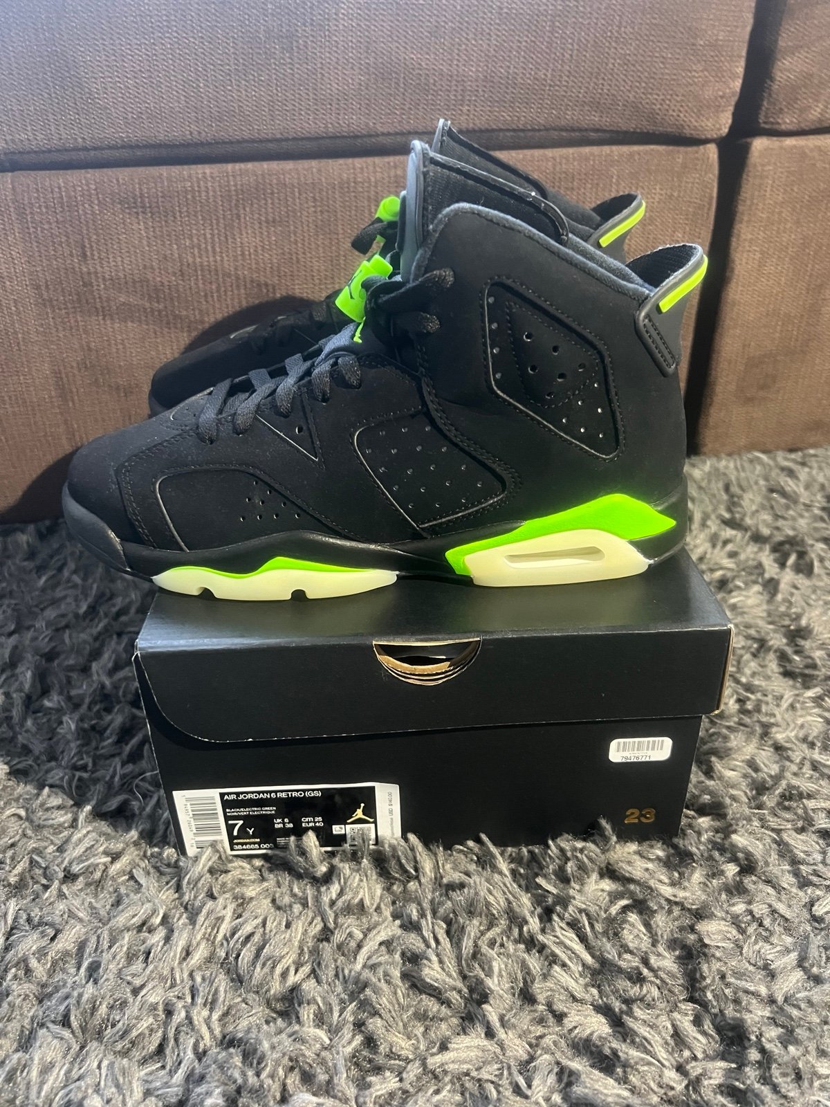 Jordan 6 electric green