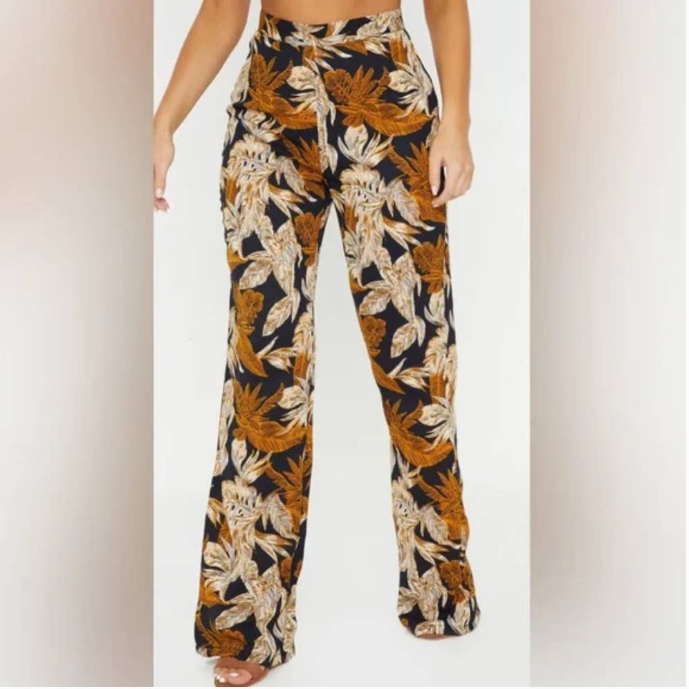 Palm Print Pants | Mercari