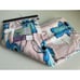 Disney Stitch Plush Soft Blanket Throw 50X70” Pink Hibiscus Flower All Over NEW