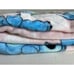 Disney Stitch Plush Soft Blanket Throw 50X70” Pink Hibiscus Flower All Over NEW