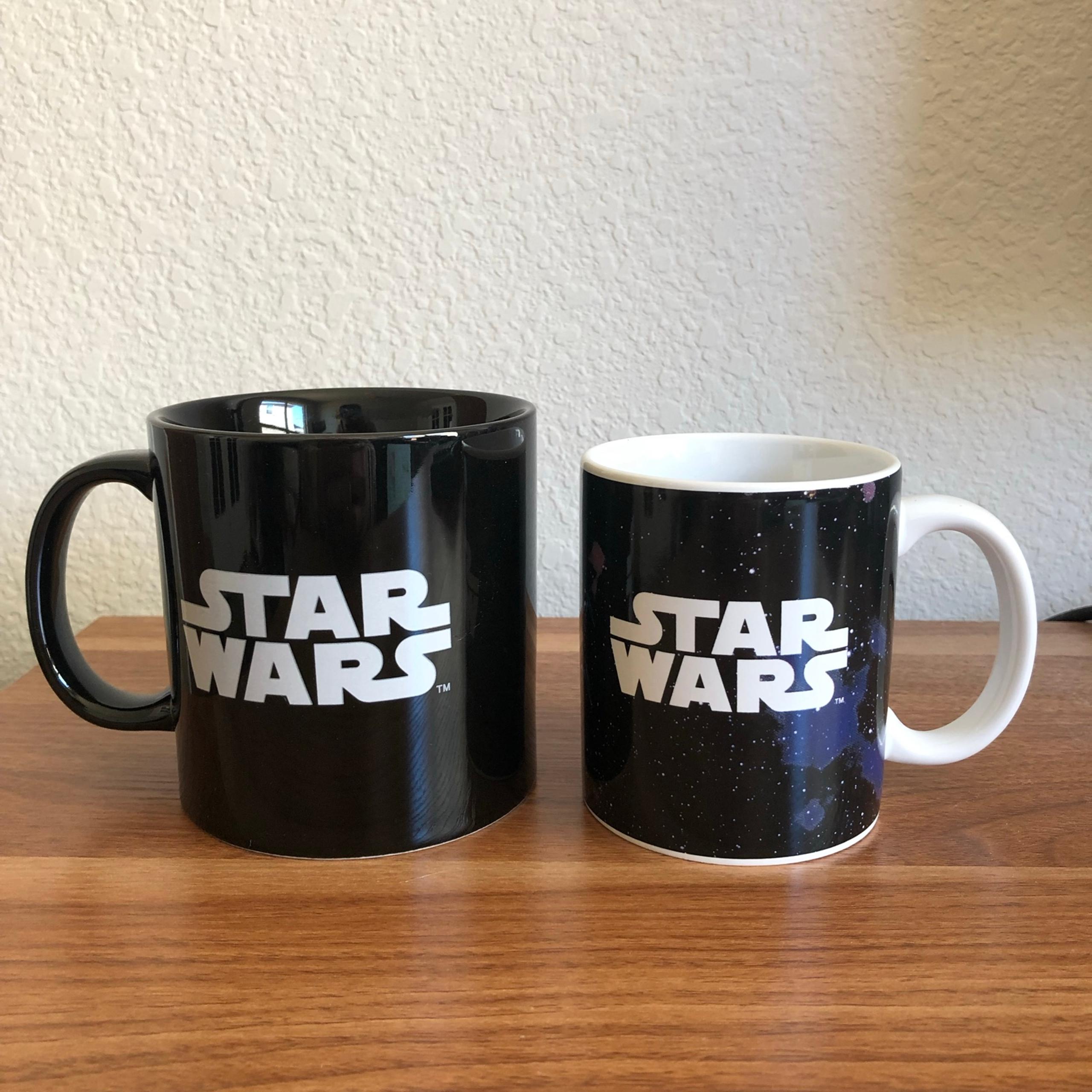 Set of 2 - Disney Star Wars Cup Coffee Tea Collectible Mug Souvenirs