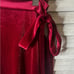Fantastic Fawn Red/ Maroon Velvet Wrap Skirt. NWT. Size medium